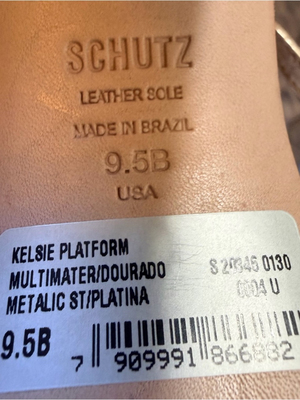 SCHUTZ Kelsie platform heels size 9.5 - Picture 7 of 12